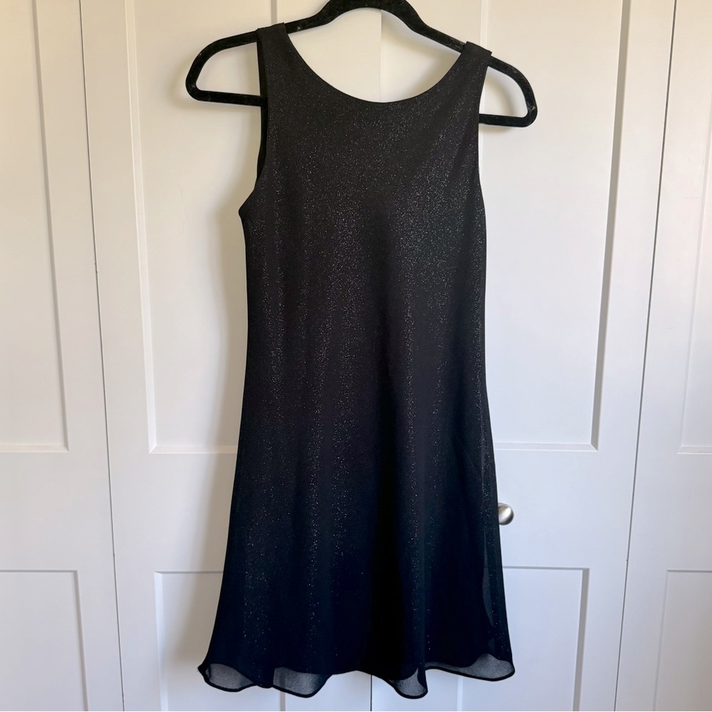 Alyn Paige Vintage Y2K/90s Sparkly Black Dress